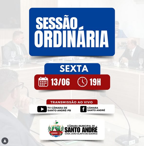 Câmara de Santo André convida população para Sessão Ordinária nesta sexta-feira (13)